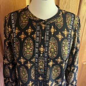 ELLA MOSS - Elin Lace Trim Blouse - Excellent Condition